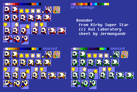 Kirby Super Star / Kirby's Fun Pak - Bounder