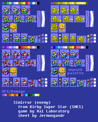 Kirby Super Star / Kirby's Fun Pak - Simirror (Enemy)