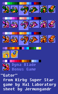 Kirby Super Star / Kirby's Fun Pak - Gator