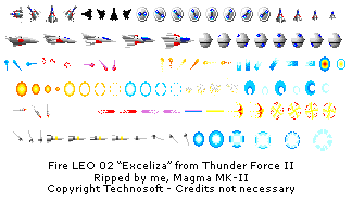 Thunder Force II - Fire LEO 02 "Exceliza"