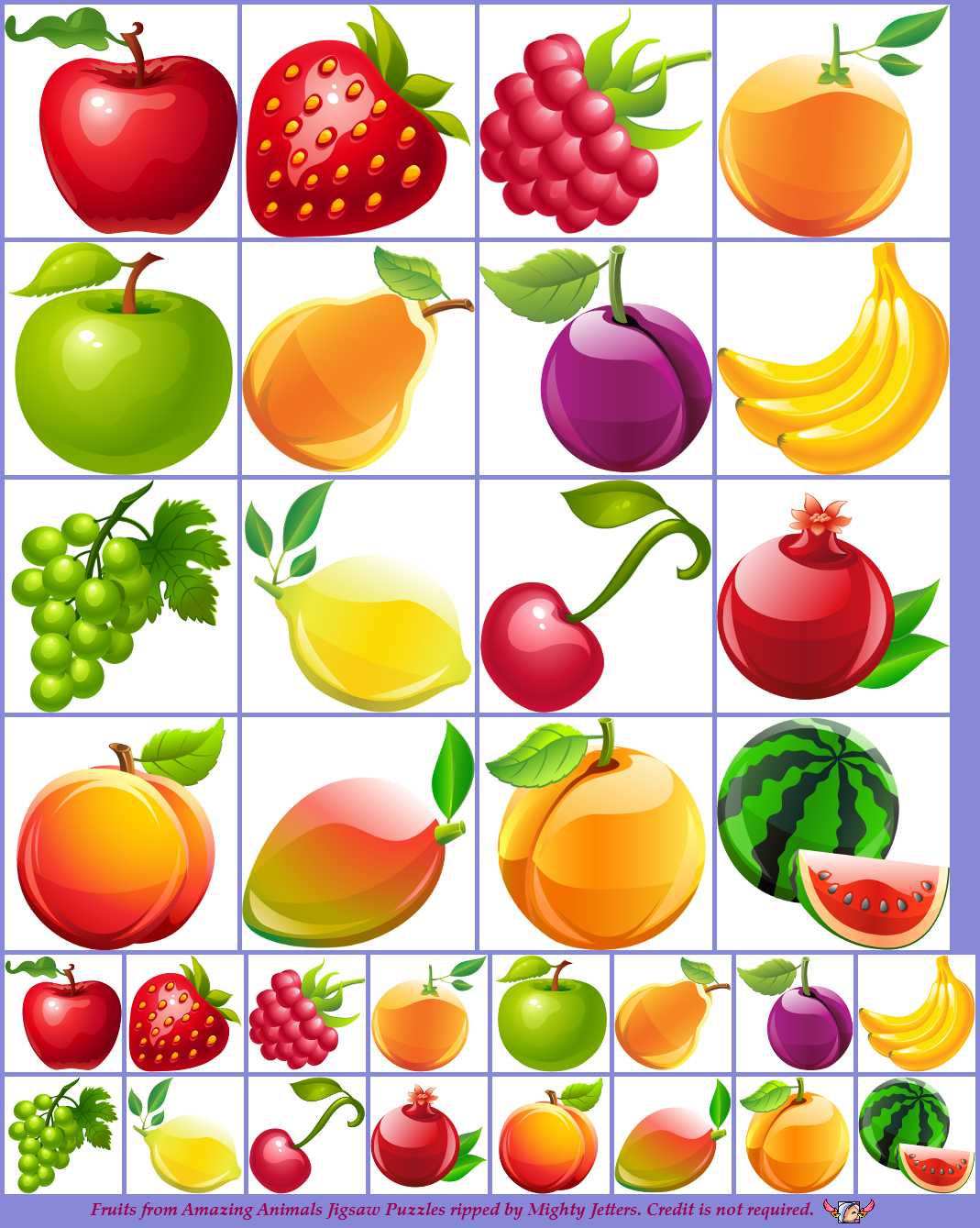 Amazing Animals Jigsaw Puzzles - Fruits