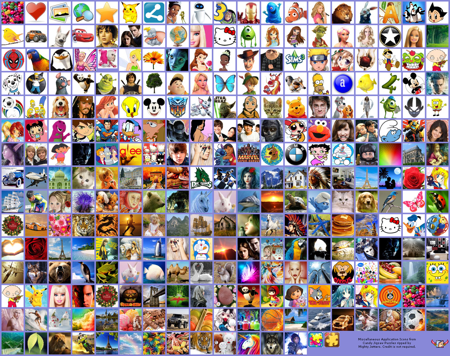 Miscellaneous Application Icons