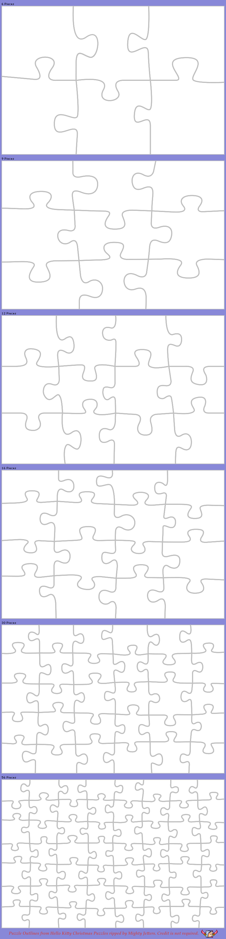 Puzzle Outlines