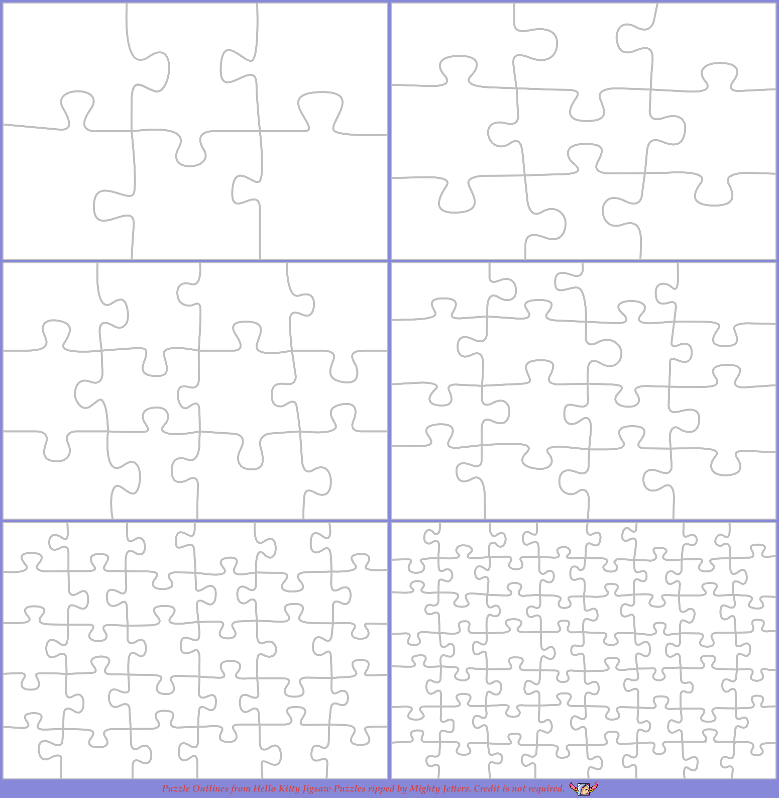 Puzzle Outlines