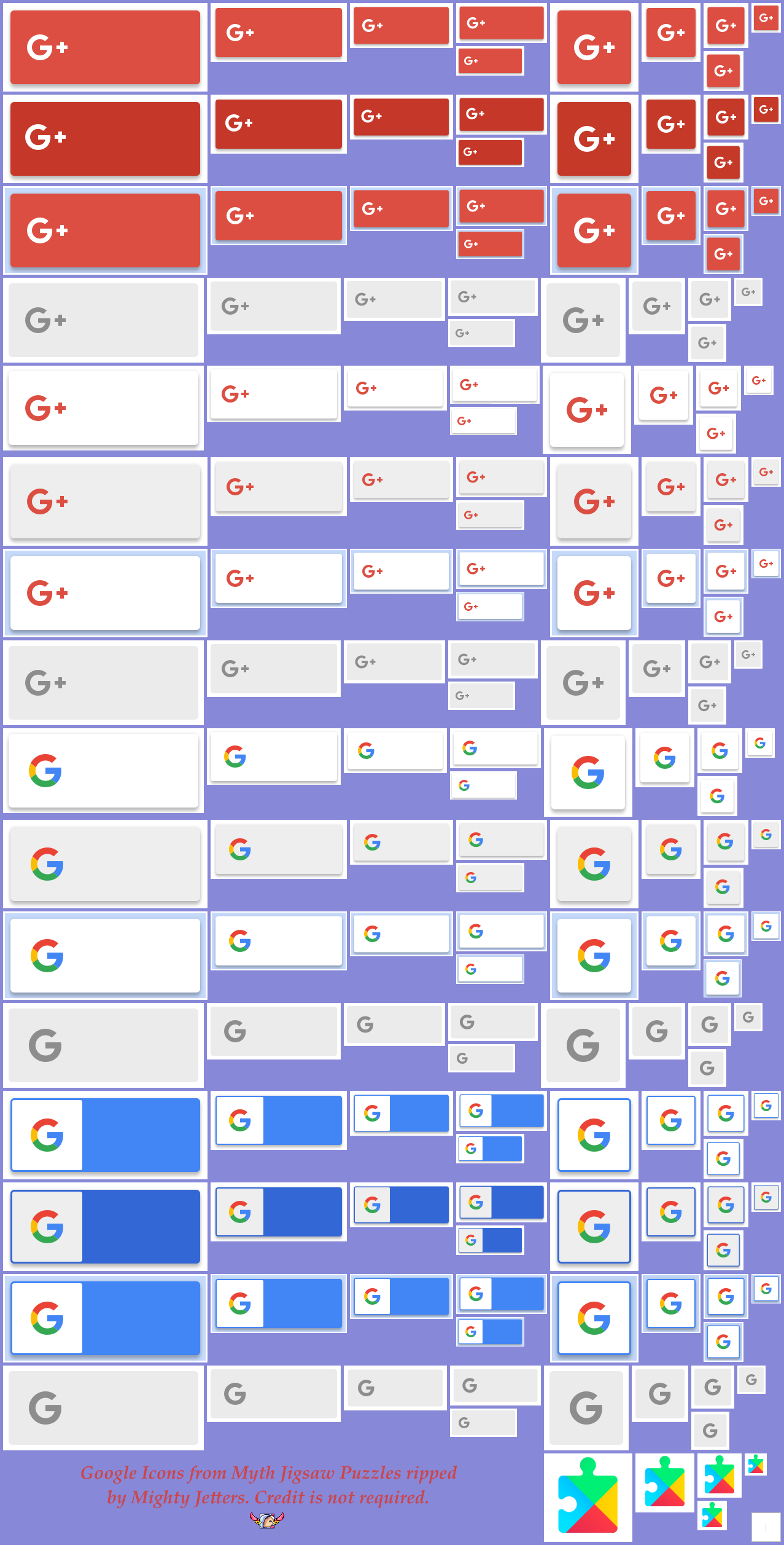 Myth Jigsaw Puzzles - Google Icons