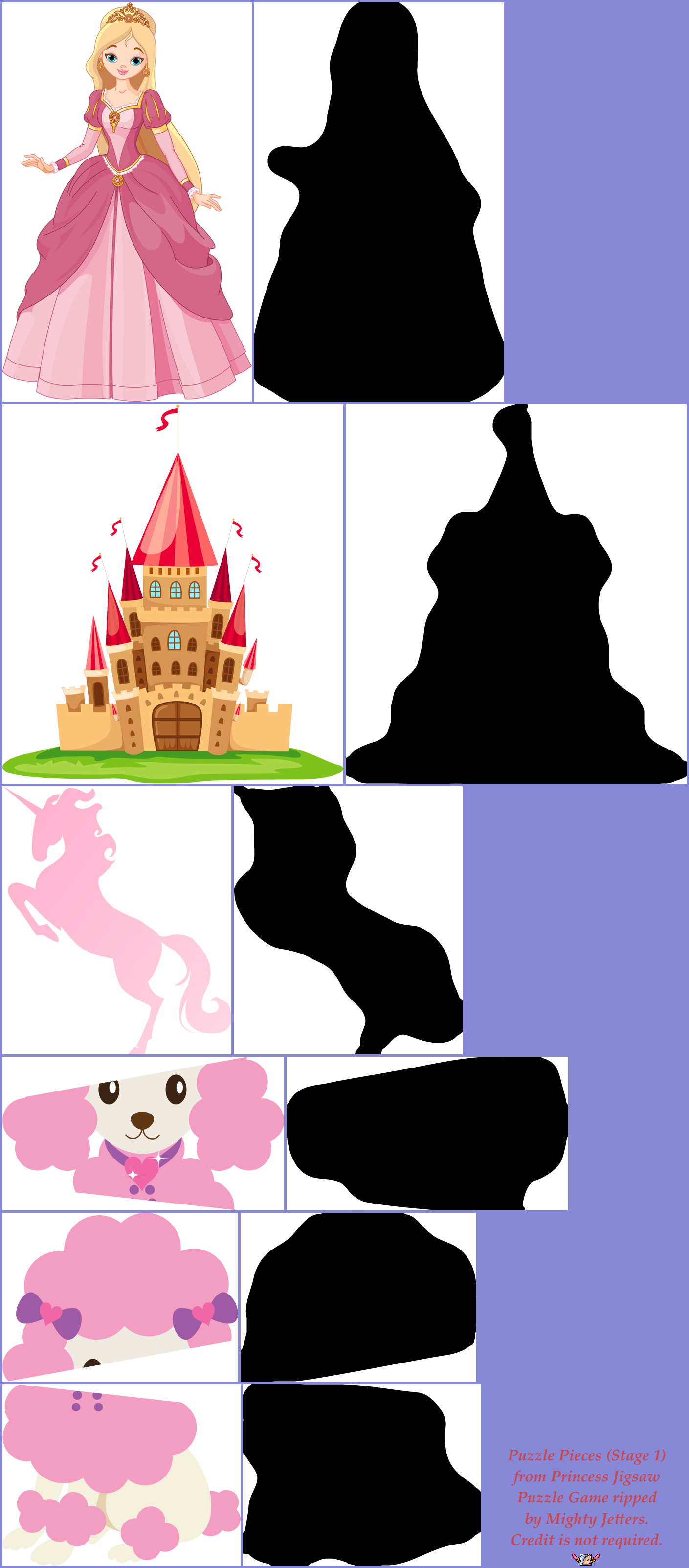 Princess Jigsaw Puzzle Game - Puzzle Pieces (Stage 01)