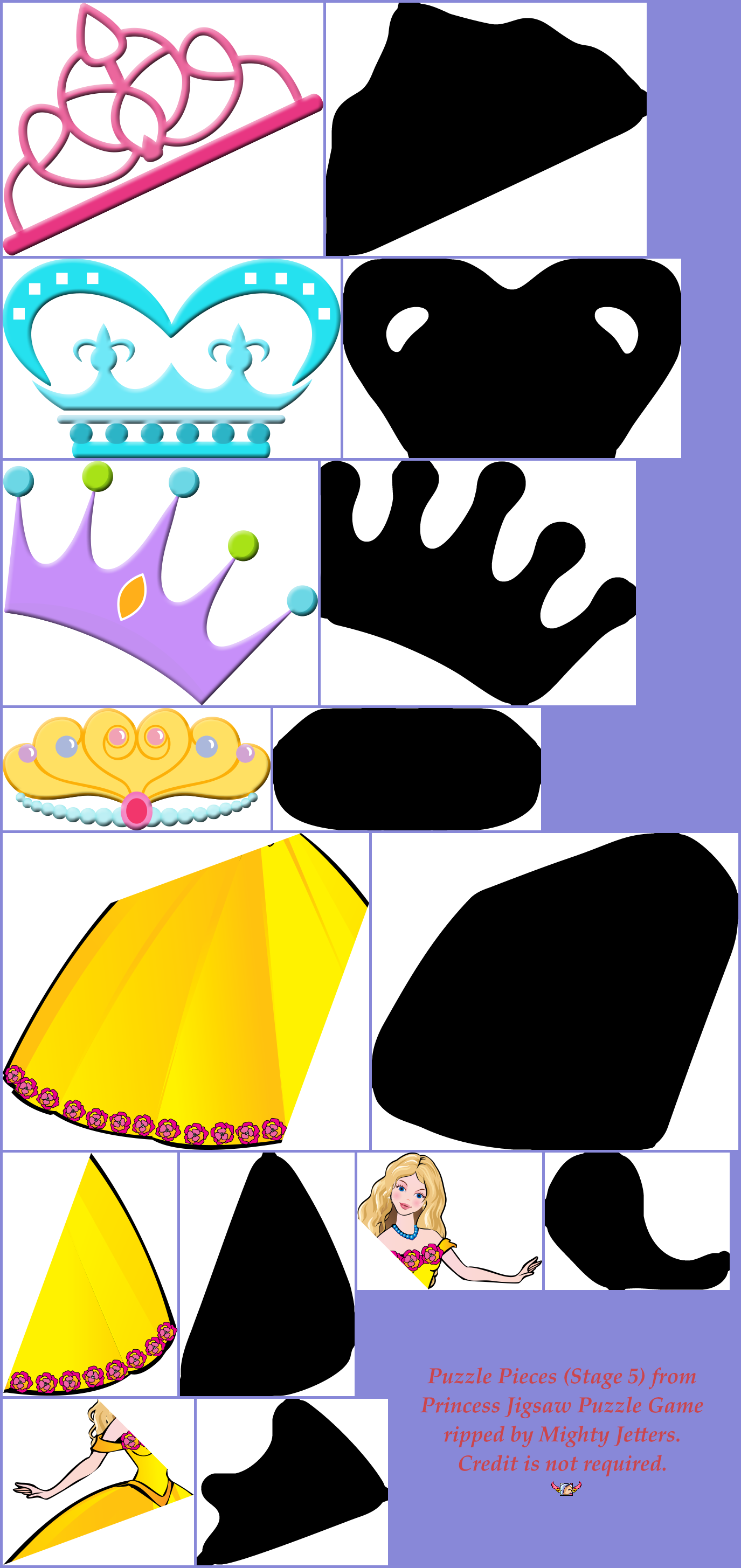 Princess Jigsaw Puzzle Game - Puzzle Pieces (Stage 05)