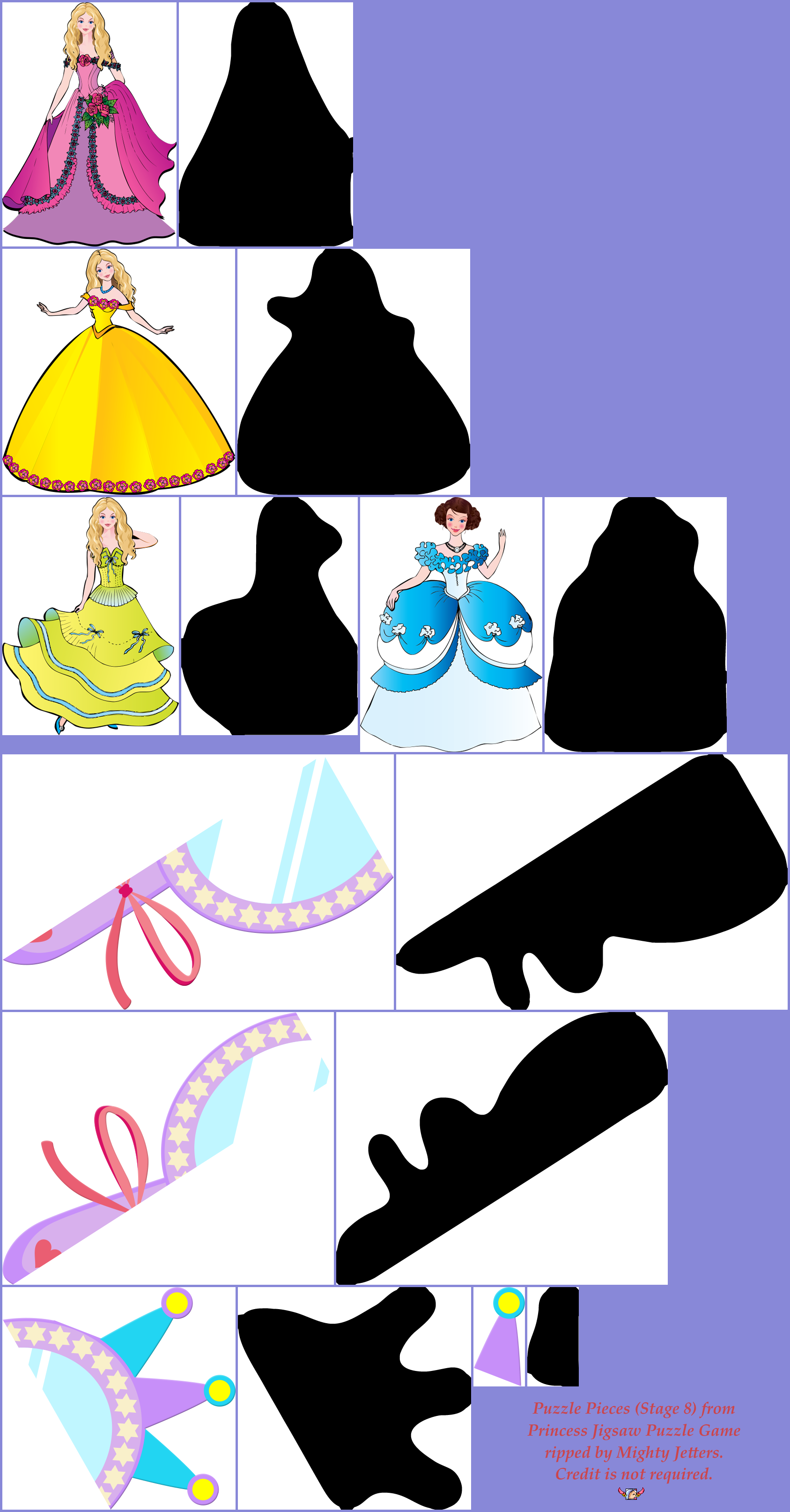 Princess Jigsaw Puzzle Game - Puzzle Pieces (Stage 08)
