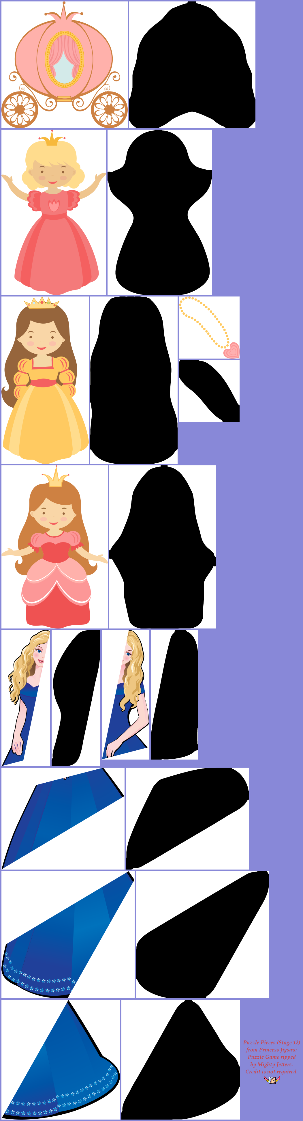 Princess Jigsaw Puzzle Game - Puzzle Pieces (Stage 12)