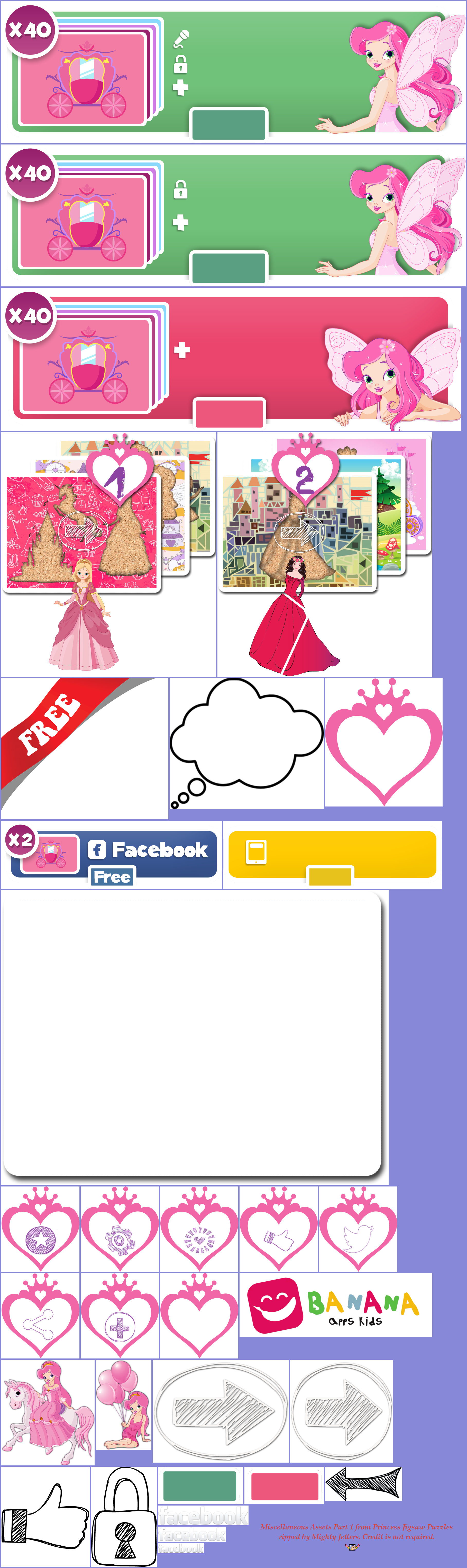 Princess Jigsaw Puzzle Game - Miscellaneous Assets 1