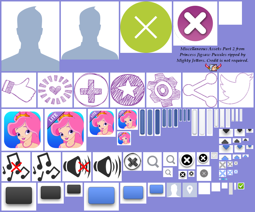 Princess Jigsaw Puzzle Game - Miscellaneous Assets 2