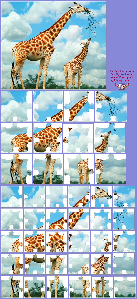 Zoo Jigsaw Puzzles Games Free - Giraffes