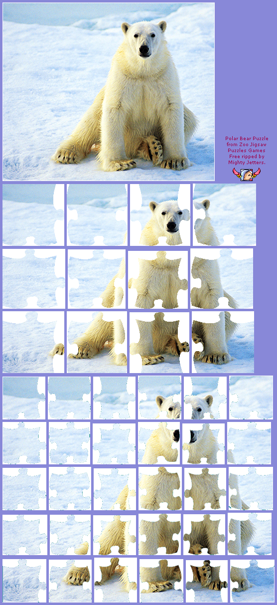 Zoo Jigsaw Puzzles Games Free - Polar Bear