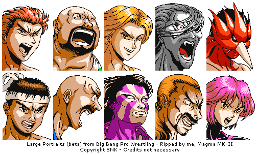 Big Bang Pro Wrestling - Large Portraits (beta)