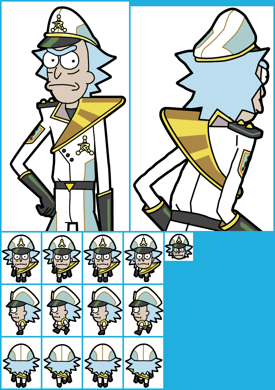 Pocket Mortys - Commander Rick