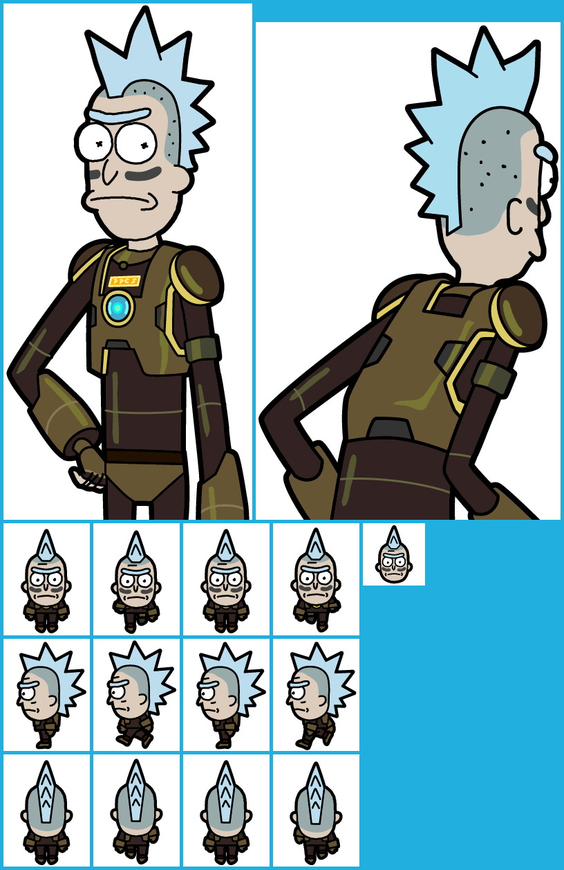 Pocket Mortys - D99 Rick