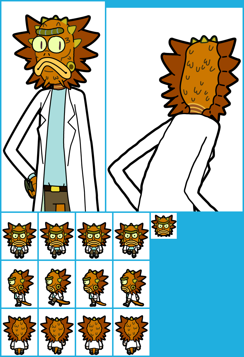 Pocket Mortys - Lizard Rick