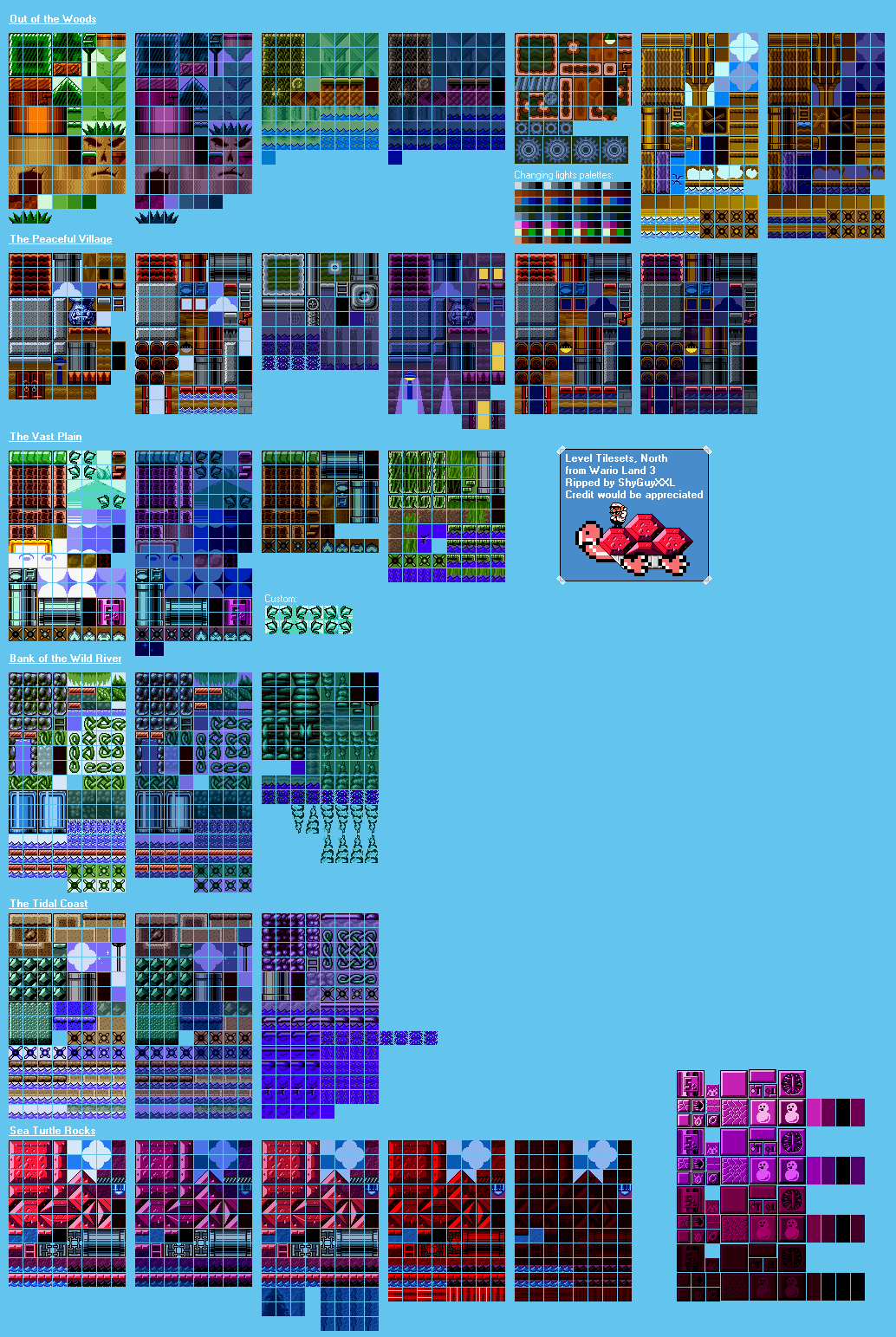 Level Tilesets North