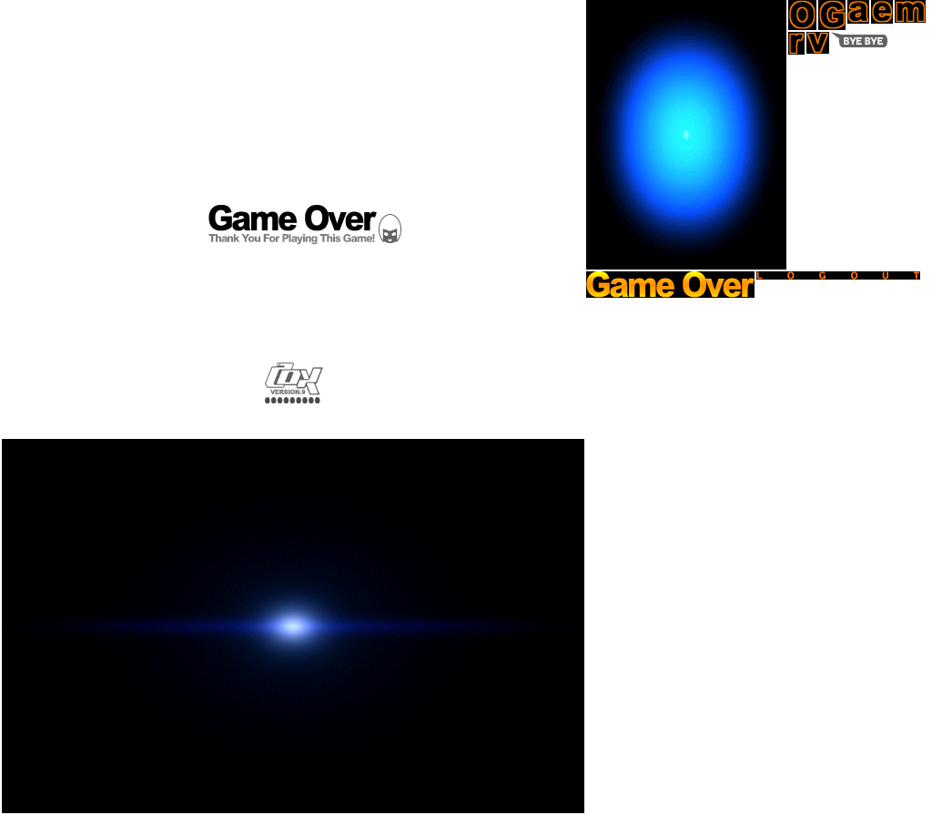 Game Over Screen