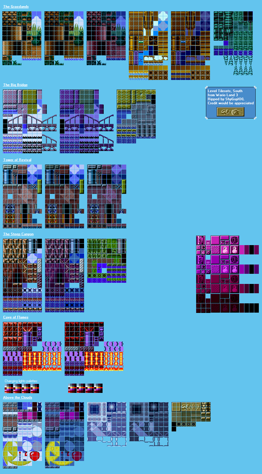 Level Tilesets South