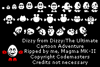 Dizzy: The Ultimate Cartoon Adventure - Dizzy