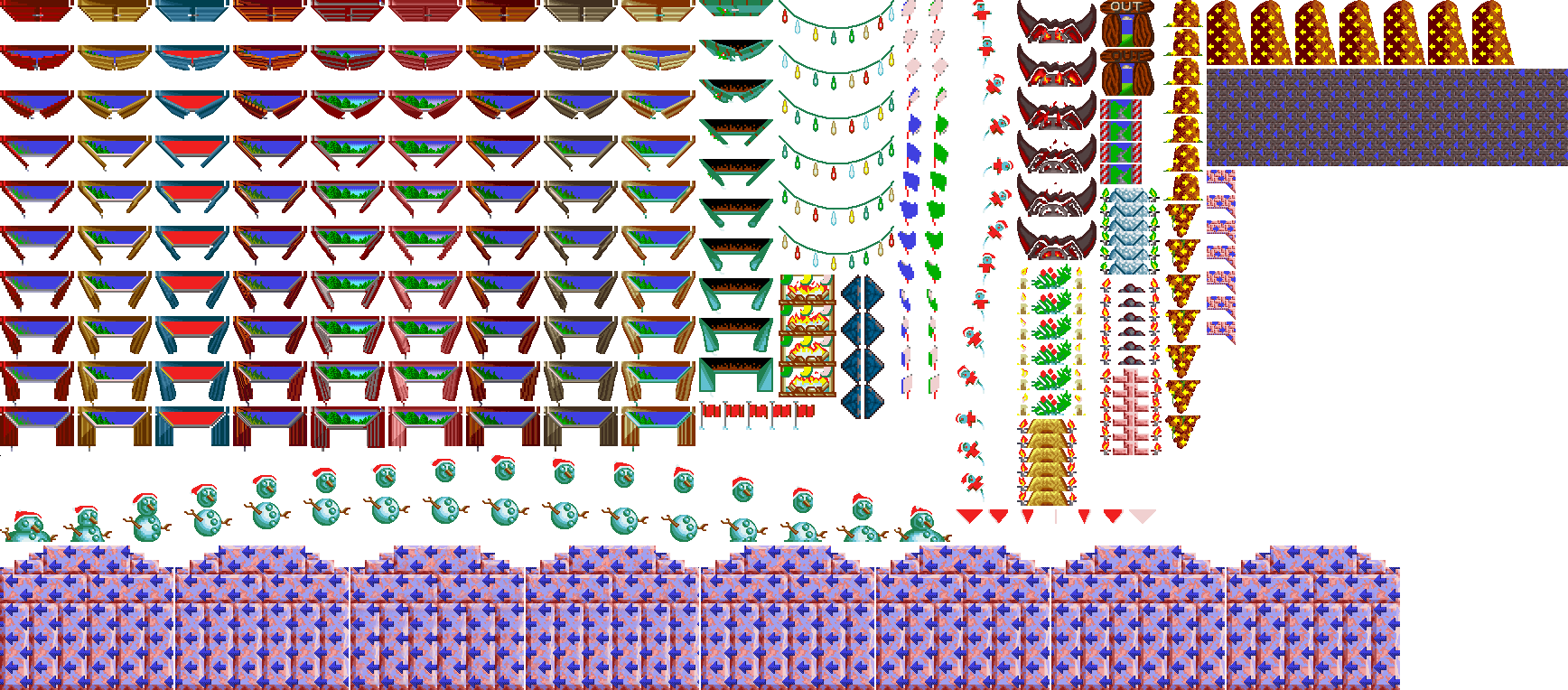 Lemmings - Doors and Decorations