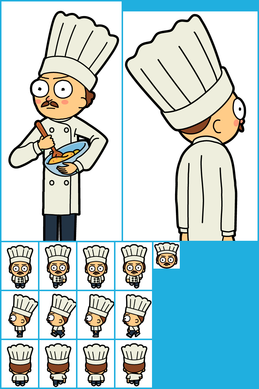 Pocket Mortys - #167 Pastry Chef Morty