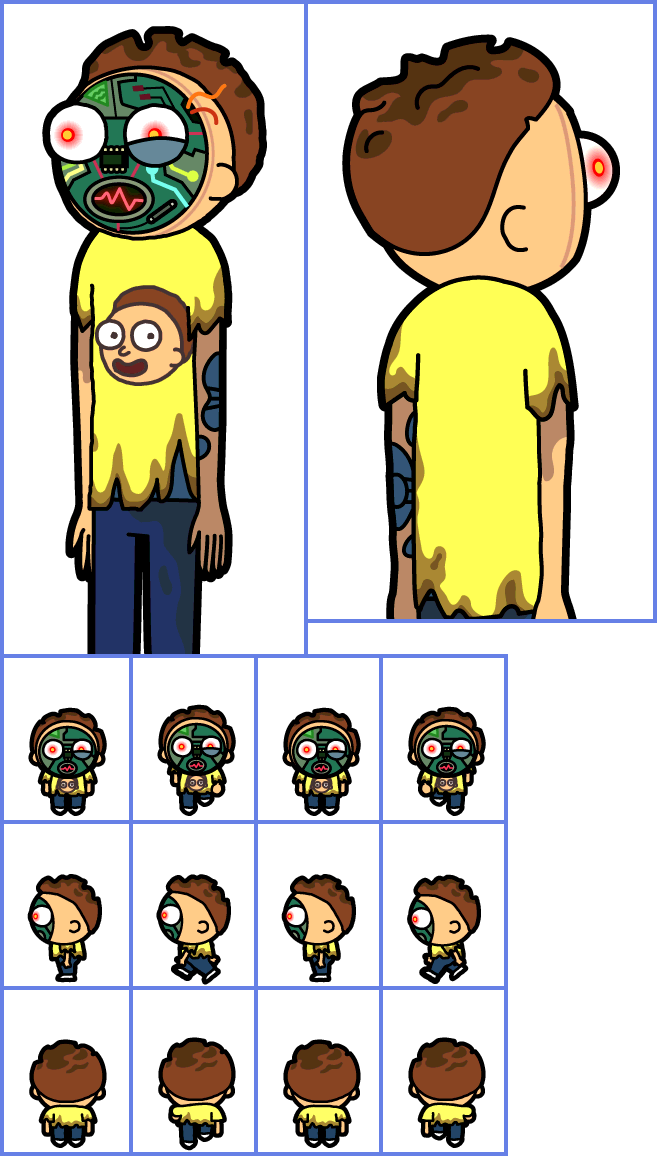Pocket Mortys - #183 Animatronic Morty