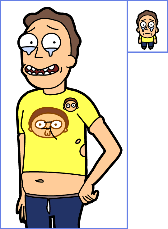 Pocket Mortys - Super Morty Fan Jerry