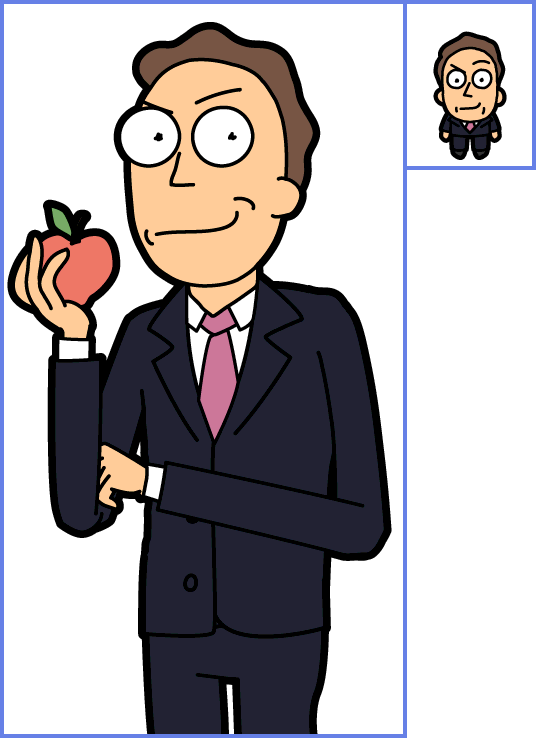 Pocket Mortys - Suit Jerry