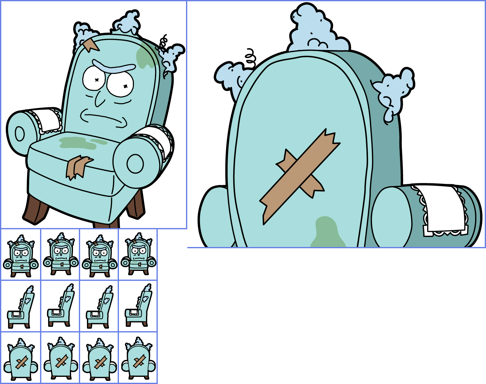 Pocket Mortys - Chair Rick