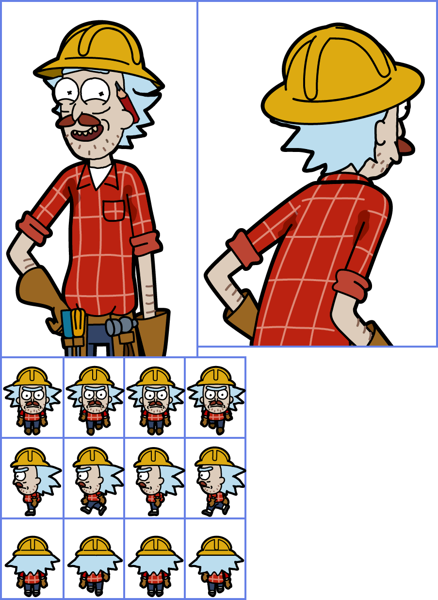 Pocket Mortys - Construction Rick