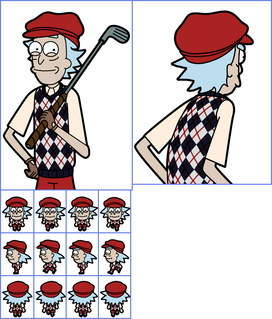 Pocket Mortys - Golfer Rick