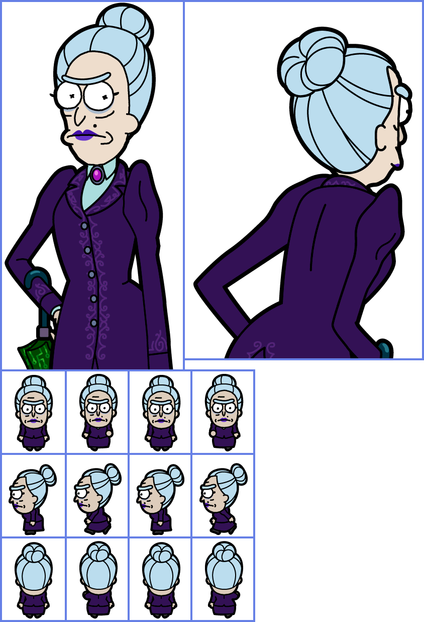 Pocket Mortys - Governess Ava Rickinsocks