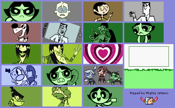 The Powerpuff Girls: Paint the Townsville Green - Dialogue Portraits