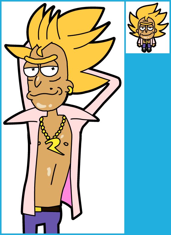 Pocket Mortys - Pride Rick