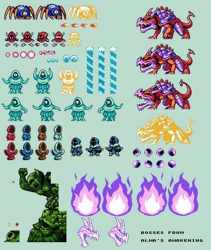 Alwa's Awakening - Bosses