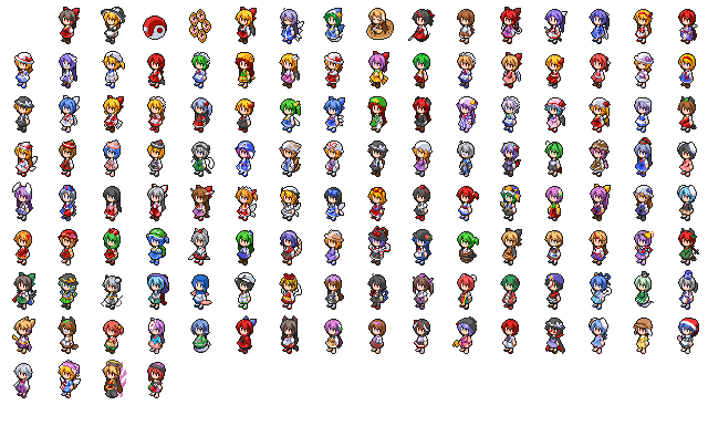 Touhou Puppet Dance Performance (Touhoumon) - Puppet Icons