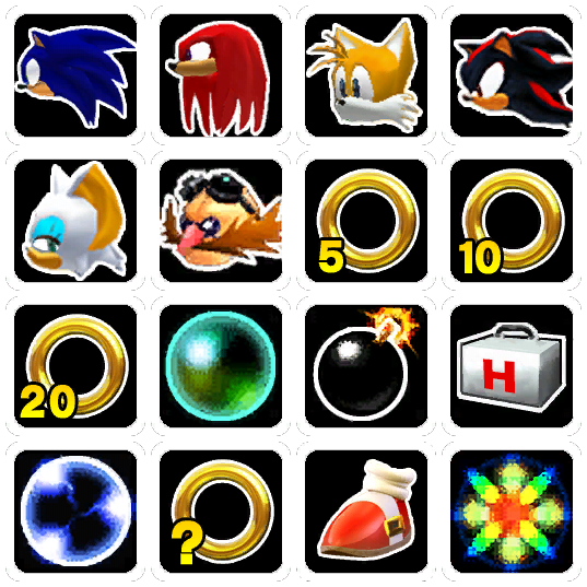 Sonic Adventure 2: Battle - Item Icons