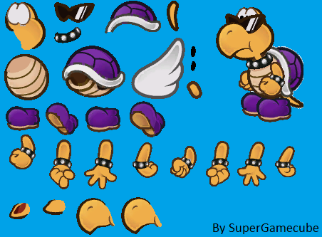 Paper Mario: The Thousand-Year Door - Dark Koopa