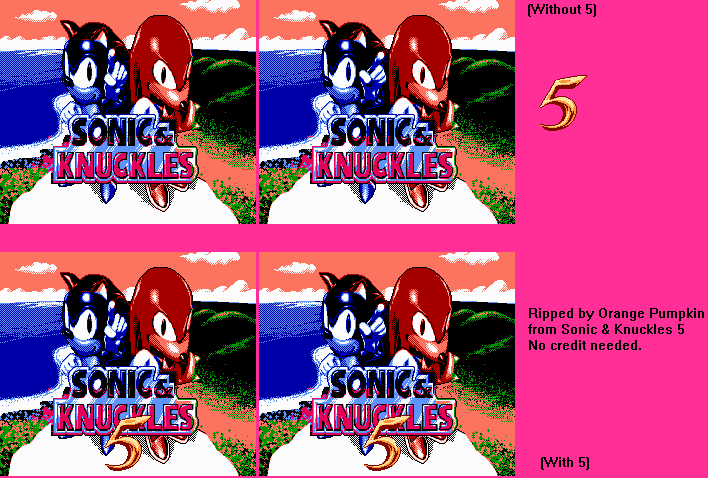 Sonic 3D Blast 5 / Sonic Jam 6 / Sonic & Knuckles 5 (Bootleg) - Title Screen (Sonic & Knuckles 5)