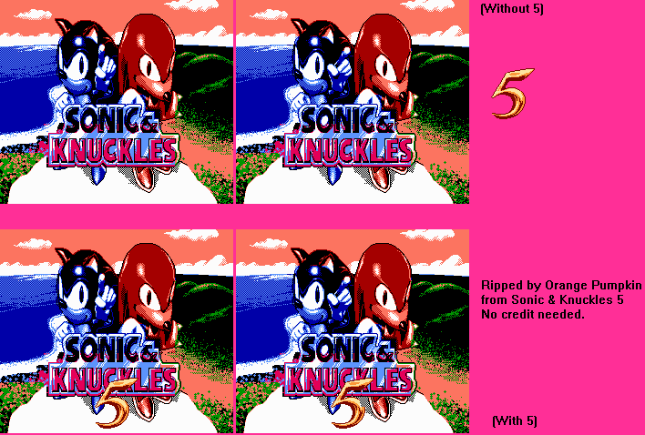 Title Screen (Sonic & Knuckles 5)