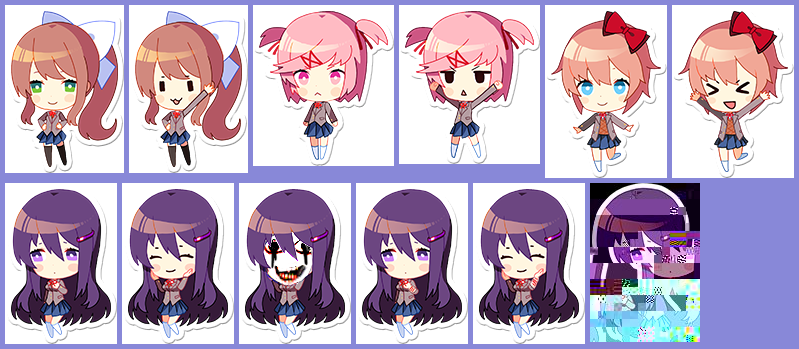 Doki Doki Literature Club - Stickers