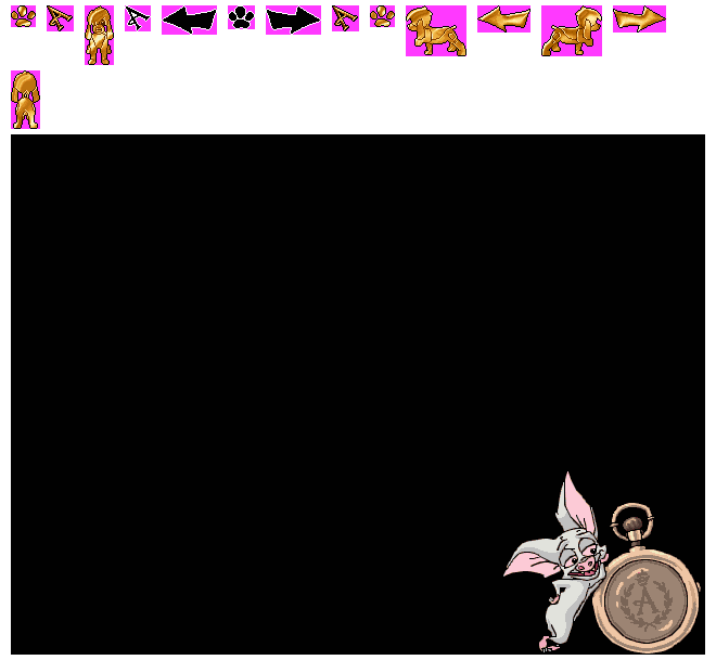 Anastasia: Adventures with Pooka and Bartok - Cursors and Loading Page