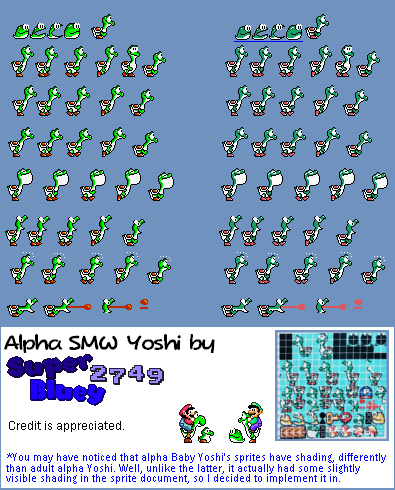 Yoshi (Mario World Prototype)