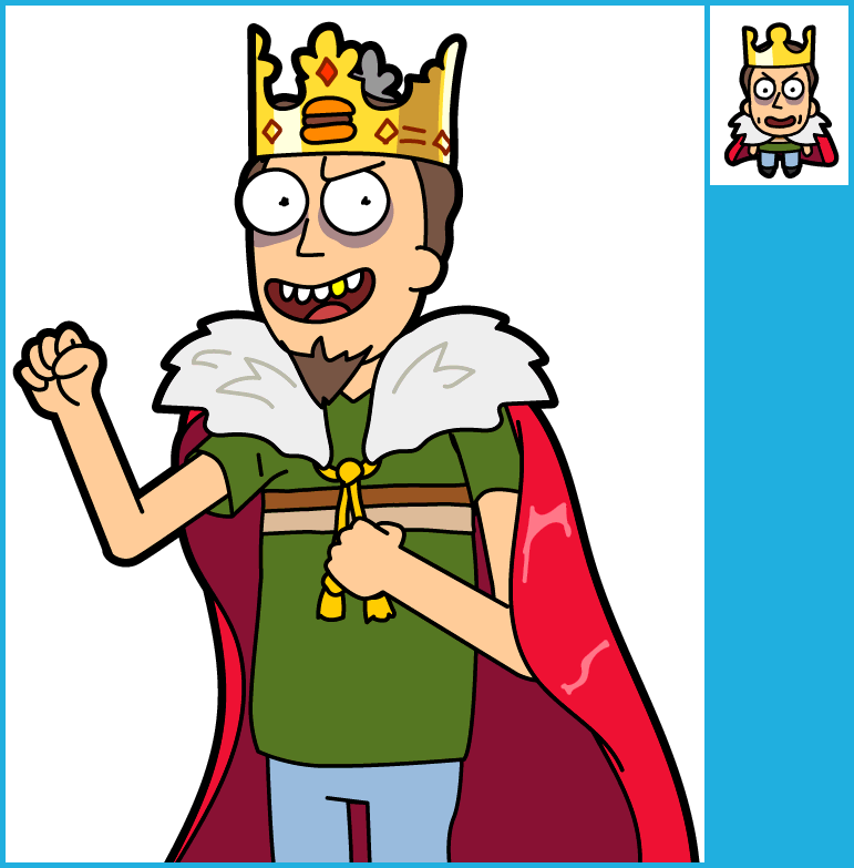 Pocket Mortys - King Jerry