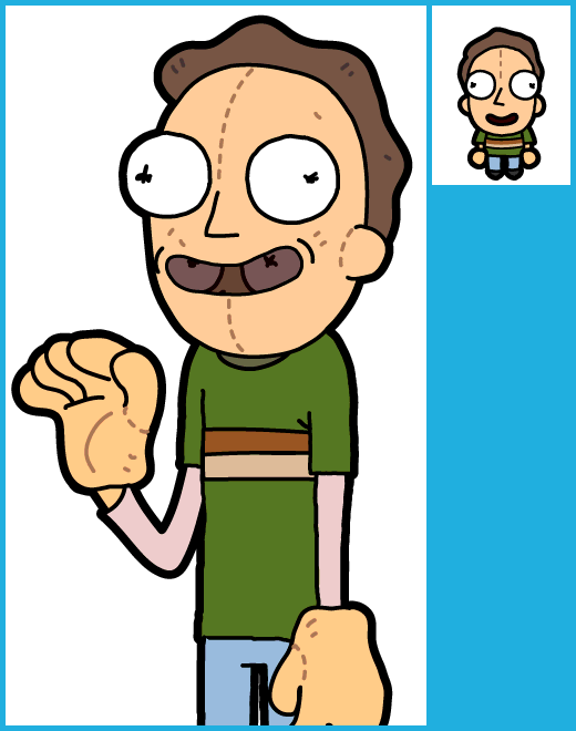 Pocket Mortys - Mascot Jerry