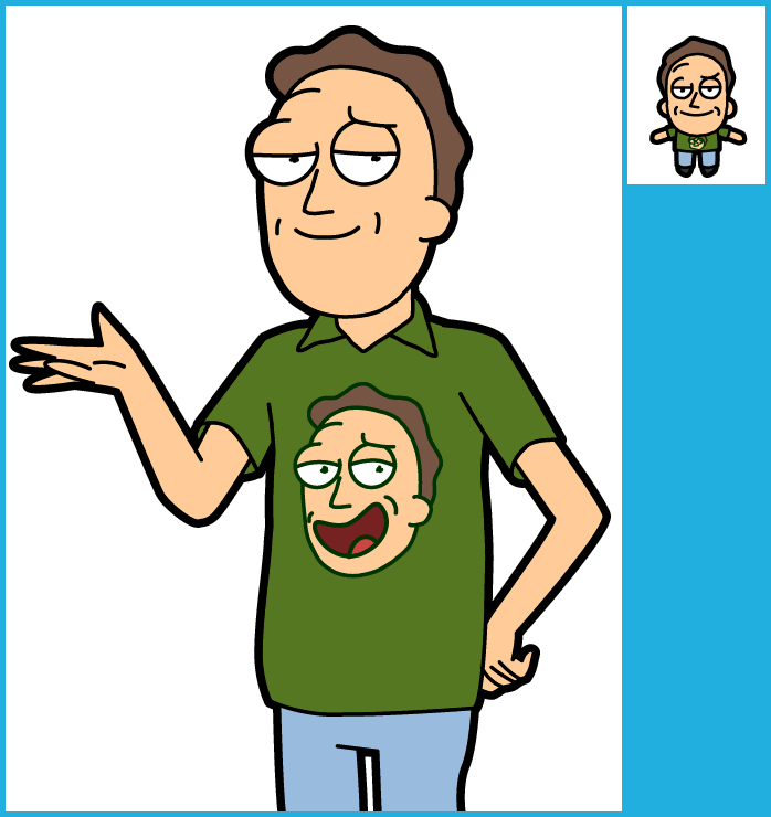 Pocket Mortys - Self-Promoting Jerry