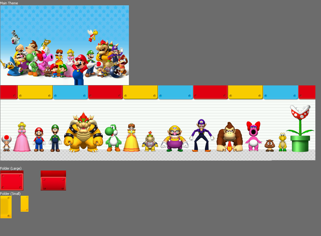 Nintendo 3DS Themes - Characters