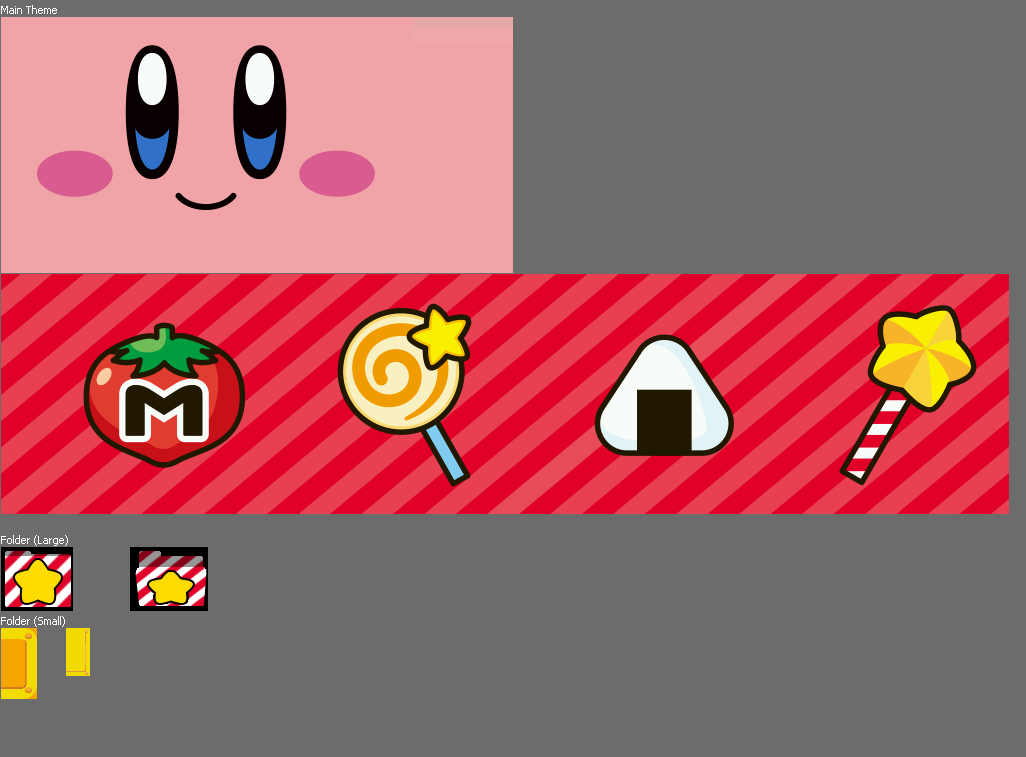 Nintendo 3DS Themes - Stripes and a Smile